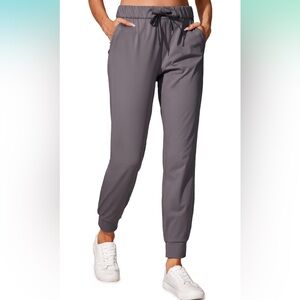 CRZ-Yoga Women 4-Way Stretch Workout Joggers Casual Pants Size M